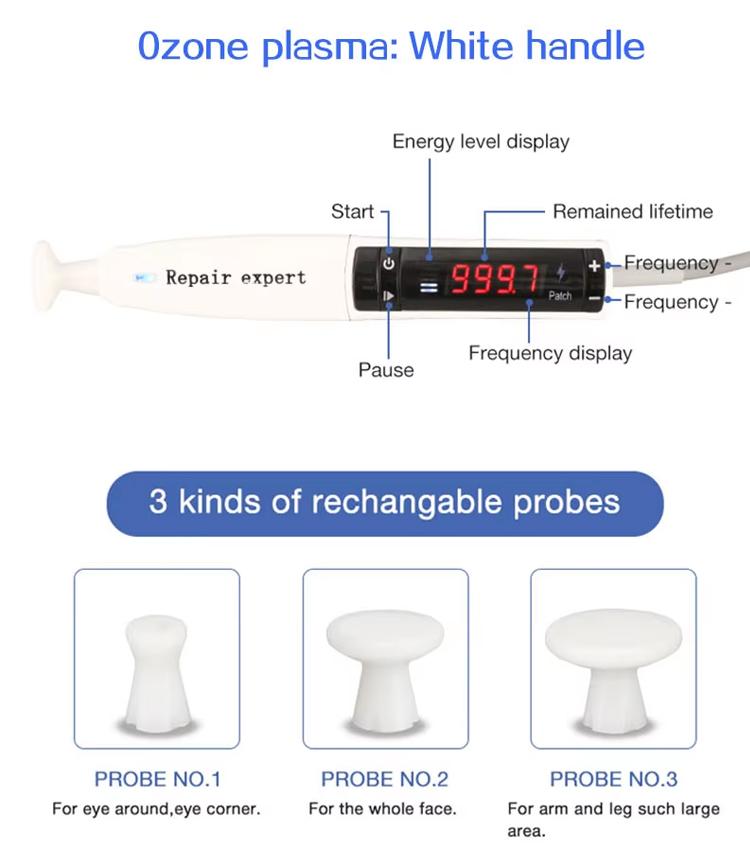 Profesionální ozónové plazmové pero pro zmírnění stárnutí pleti, omlazení pleti, bělení, léčbu akné, plazmové pero