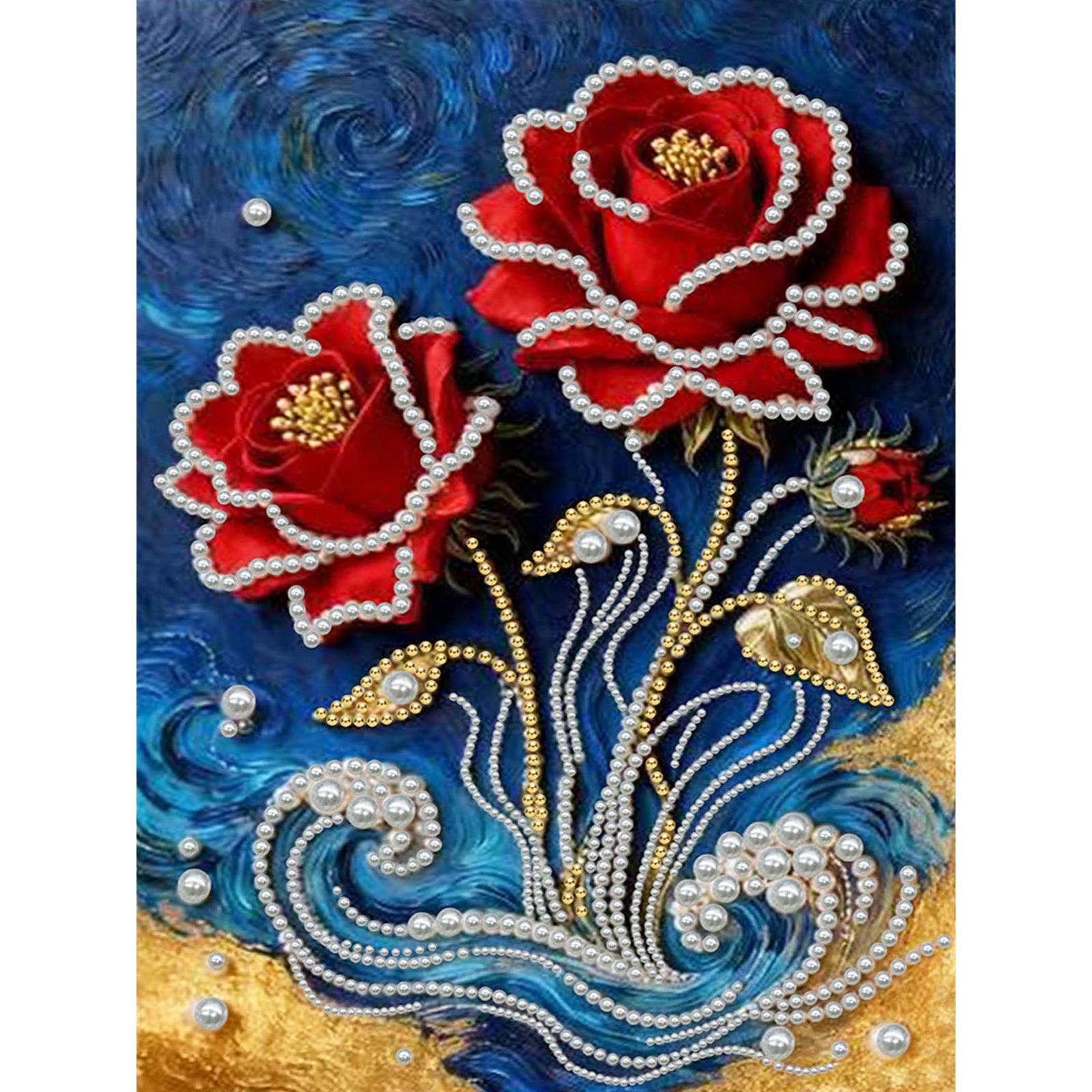 

Pearl DIY Diamond Art Diamond Painting 11.8x15.7inch Diamond Dots Paintings Picture Arts Craft with Frame