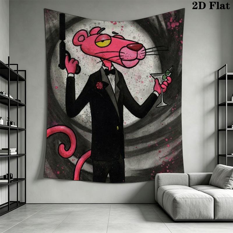 Pink leopard print Pattern Home Decor Tapestry, Wall Hanging, Decorative RV Wall Cloth.ZGT0914172