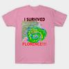 T Shirt Women I Survived Hurricane Florence By Orikall Harajuku Print Kawaii Tshirt Summer Short Sleeve Female T-Shirt Top Tee
