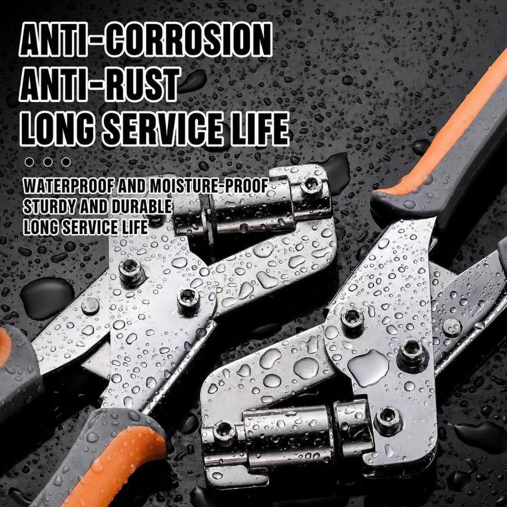 Rubber Grip Manual Grommet Pliers Metal Grommet Press Tool New Eyelet Pliers Banner Making