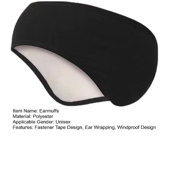 Winter Earmuffs Full Ear Wrapping Windproof Constant Temperature Protection Fastener Tape Design Ear Wraps