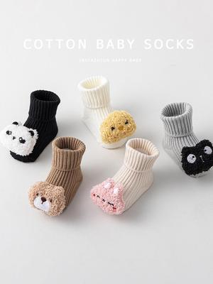 Unisex Baby Kleinkind Rutschfeste Baumwollsocken, Alter 0-3 Jahre, für alle Jahreszeiten.