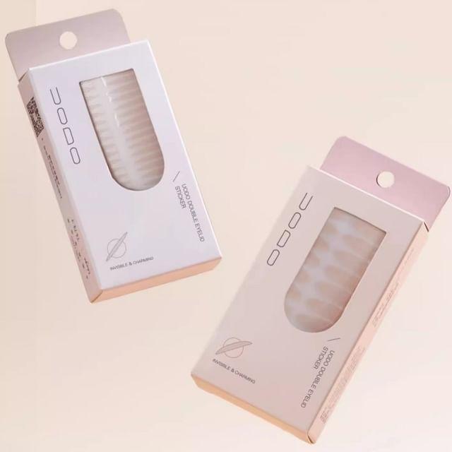 UODO - Invisible & Charming Double Eyelid Tape - 2 Types Crescent Style (Transparent) - 240pcs