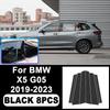 Für BMW X5 G05 - Klavierlack Schwarz B C-Säulen Aufkleber, Einfach hohe PC-Fensterleisten Kratzfest Außen Styling Teile