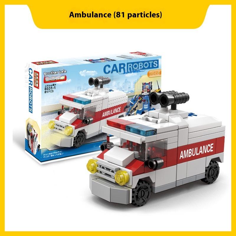 

Грузовик Строительные блоки Машина Робот Деформация Мелкие частицы Детские развивающие игрушки для сборки