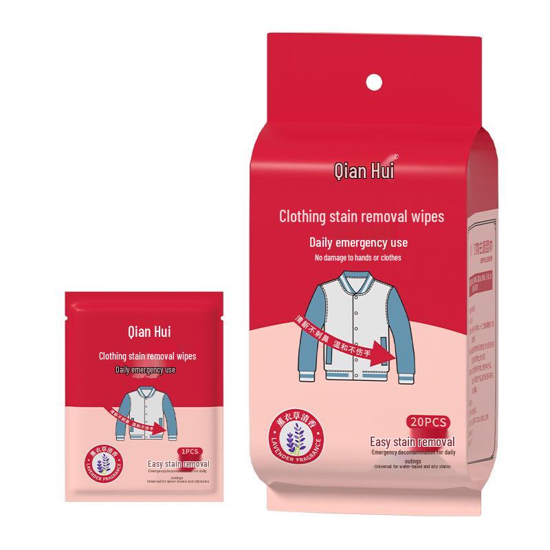 Powerful Stain Remover Wipes: Portable No-Wash Cleaning for Clothes, Oil, and White Shoes