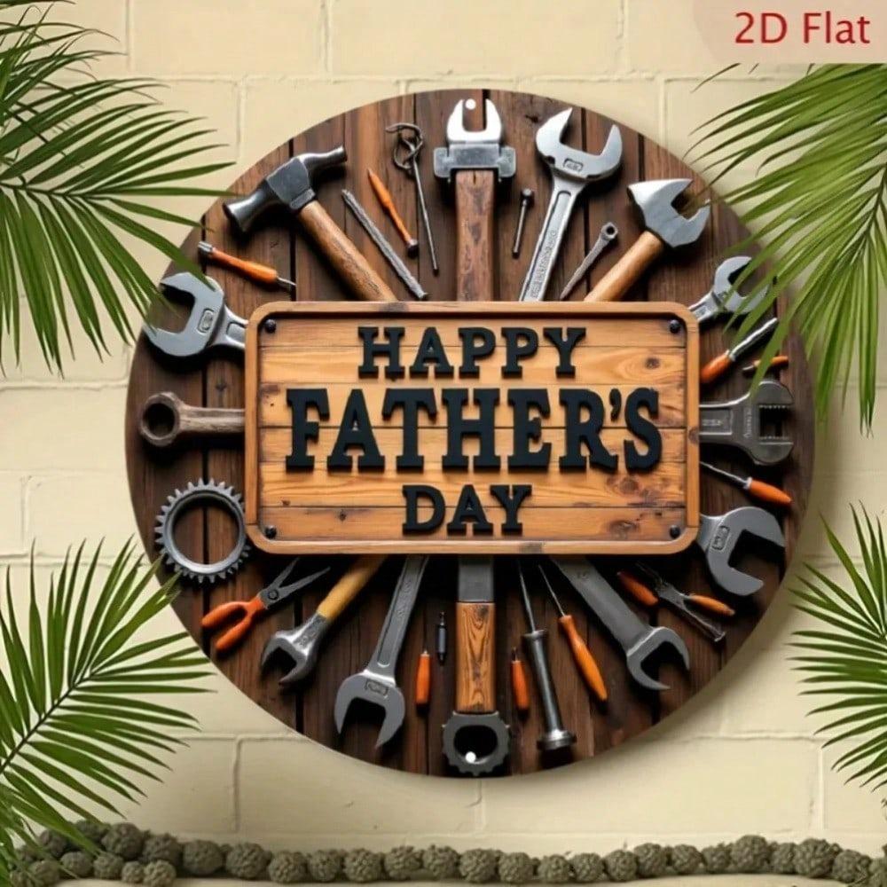 Metal Hammer Art Father's Day Gift Tool Free Wall Decor