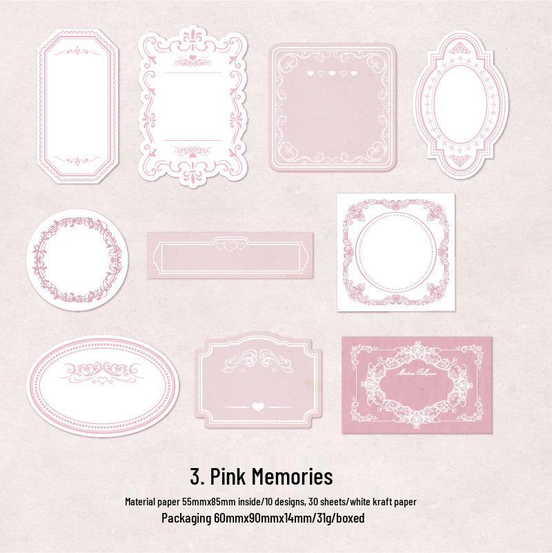 Twilight Relief Memo Pad: Mountain and Field Collection - 30 Artistic DIY Sheets, 8 Retro Designs