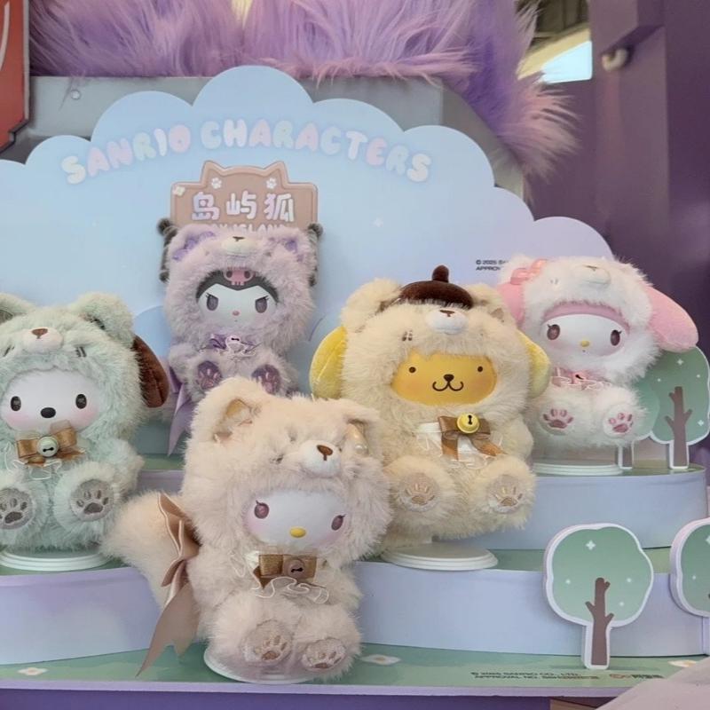 MINISO Fox Island Series Vinyl Blind Box MINISO Trendy Mystery Boxes Dolls Cute Birthday Gifts Table Decoration Surprise Bag Toy