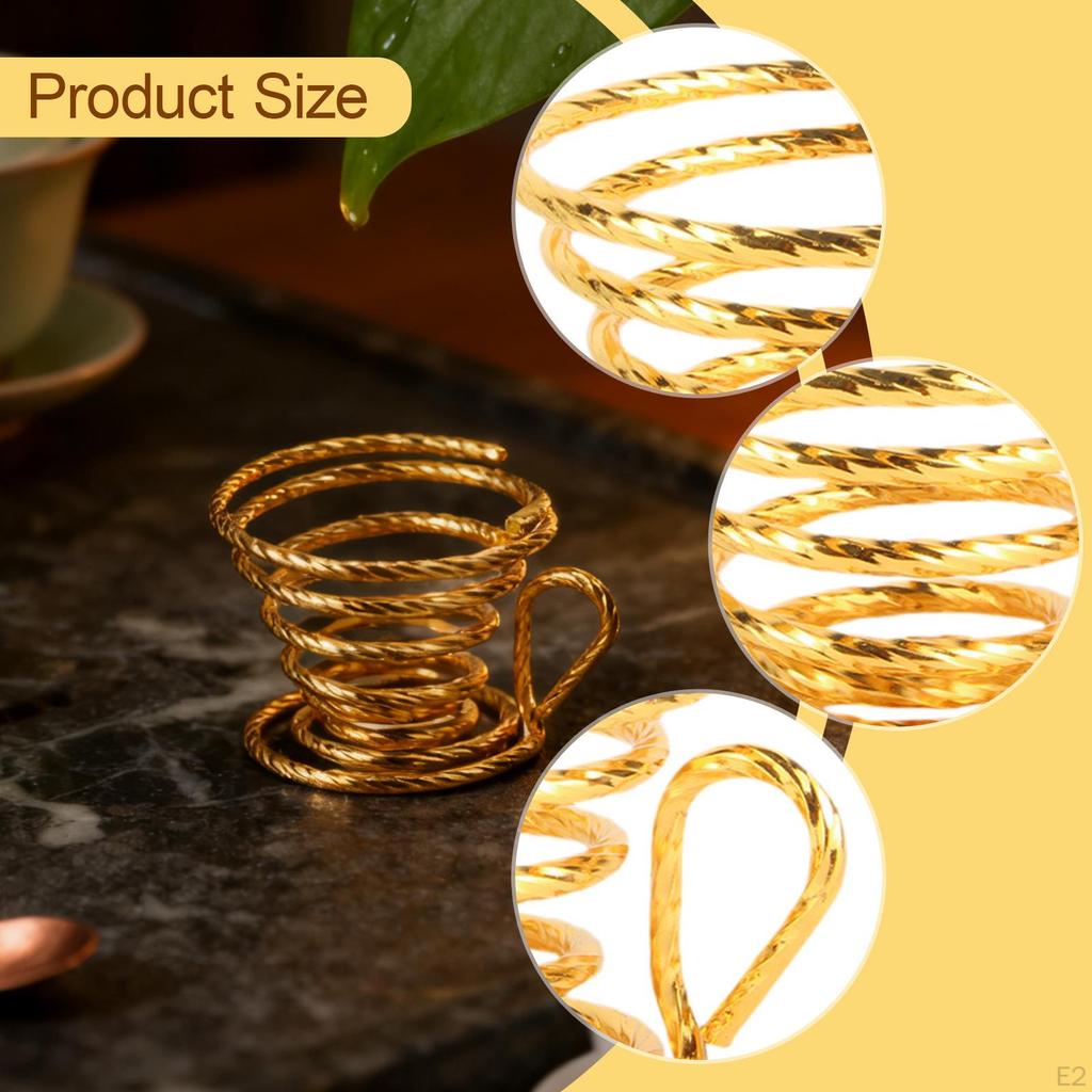 Tea Strainer Holder Stand Practical Stainless Steel Thoughtful Gift Rack Accessories