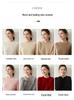 Women's Round Neck Cashmere Sweater - Thick, Soft, Versatile Pullover for Autumn & Winter