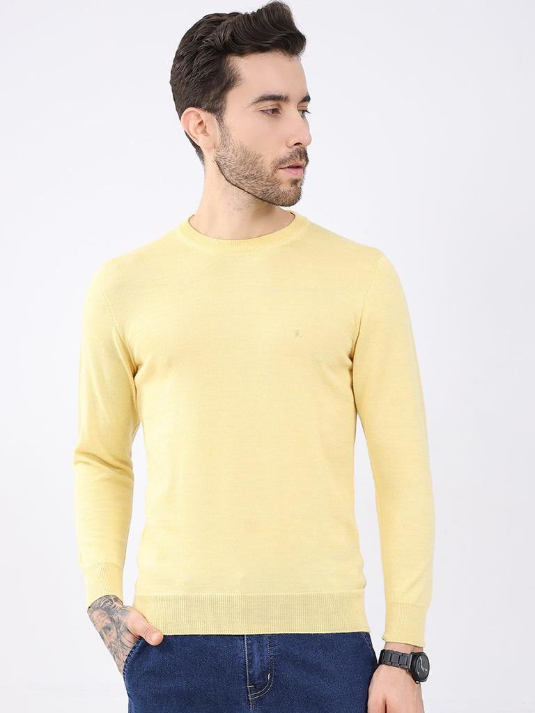 MONTE CARLO Mens Regular Fit Solid Pullover