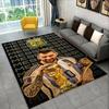 Ziege M-Messi Fußball Sport Teppich für Spielzimmer Schlafzimmer Wohnzimmer Sofa Heimdekor, Kinder Spielbereich Teppich Rutschfeste Bodenmatte