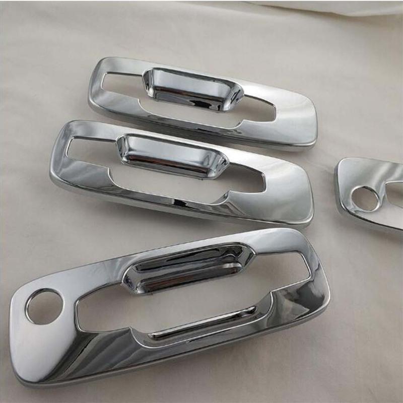 Car Stickers Chrome Silver Door Handle Cover For Nissan X-Trail 2000-2010 Decoration Exterior Styling Accessories