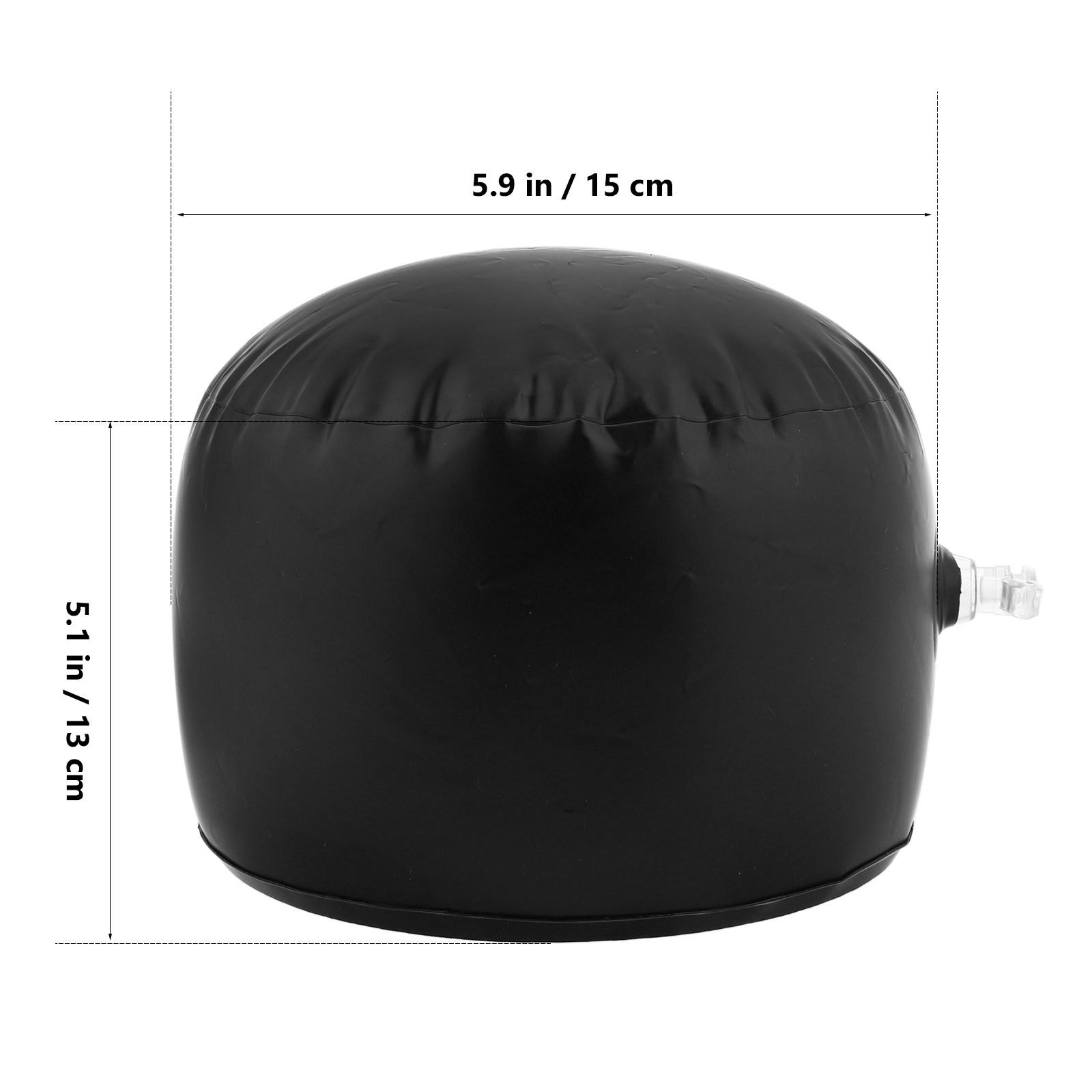 

Inflatable Baseball Cap Stand PVC Dome Display Rack Plastic Hat Shaper Holder Organizer for Travel Storage Plastic Hats Shaper чорний