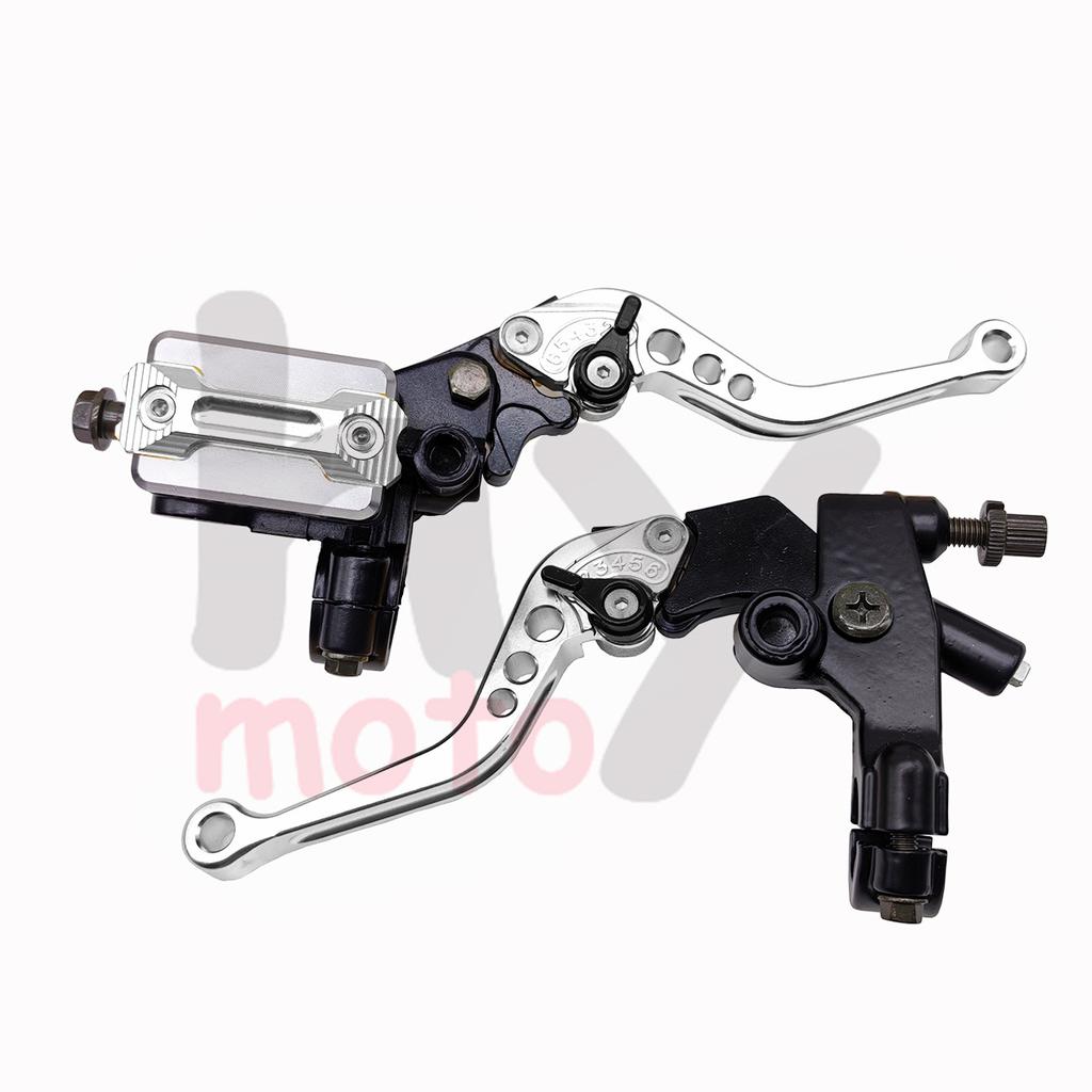 Cilindro Maestro Freno Moto Universale 22MM Leva Frizione Idraulica Regolazione Freno Frizione Maniglia per Moto Honda Yamaha