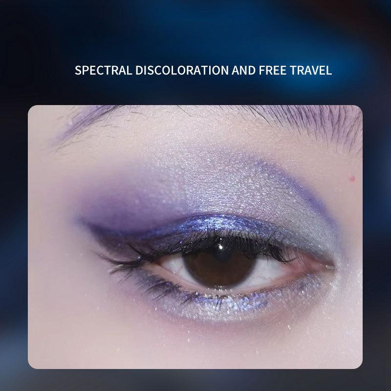 Starry Sky Spectrum Eyeshadow Eyeliner Waterproof and Sweatproof Pearlescent Fine Flash Lying Silkworm Brightening and Contouring Goddess Eyeshadow