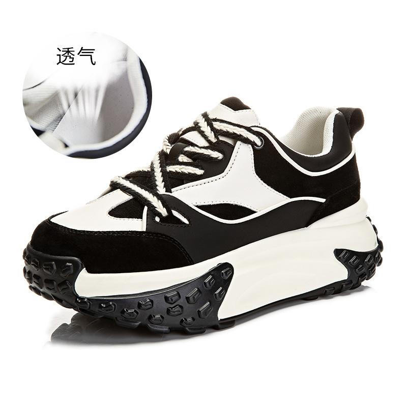 

Leather velvet little white shoes women s 2025 winter new thick-soled heightening shoes women s casual board shoes women s versatile women s shoes 35