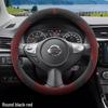 Compatible with 14th Gen Sylphy Classic Yuexiang Steering Wheel Cover - Winter Flocking Velvet Non-slip, Slim Design for Women