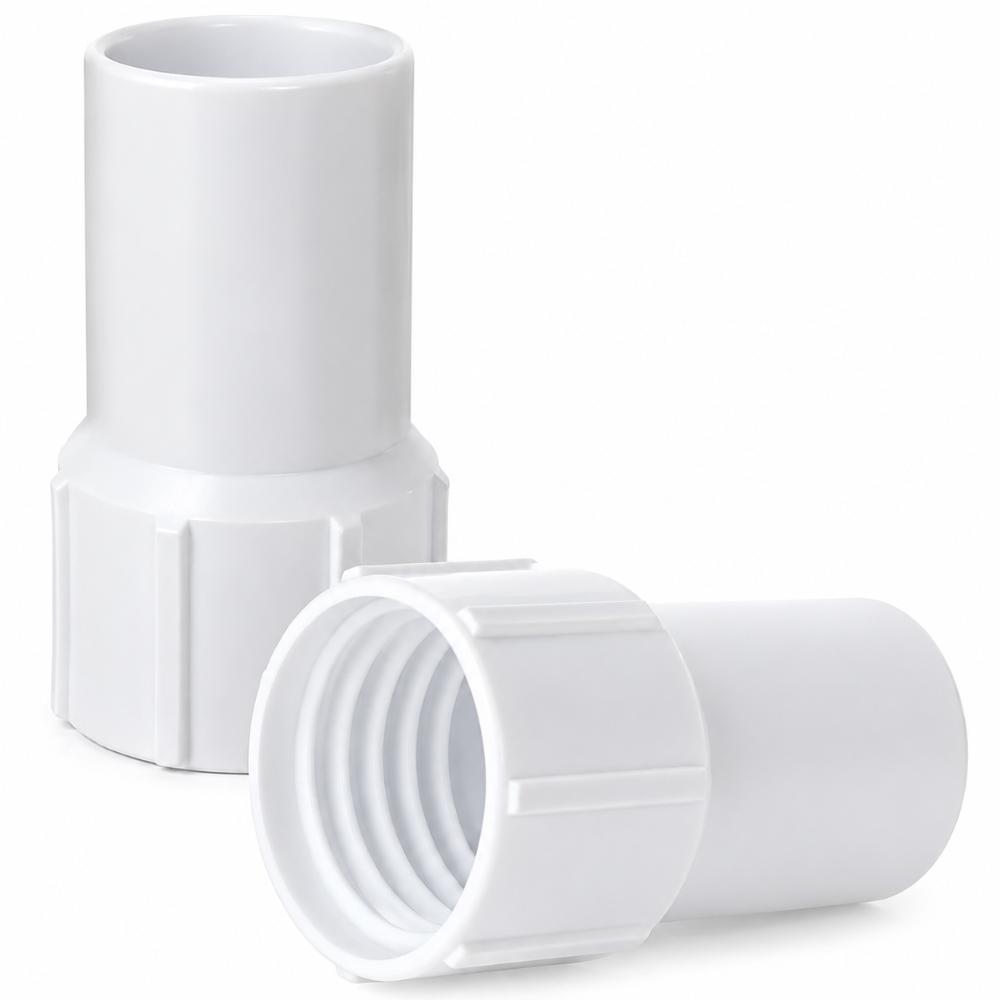 Plastic Hose Connector Coupling White Swimming Pool Accessories Durable Pool Vacuum Connector
