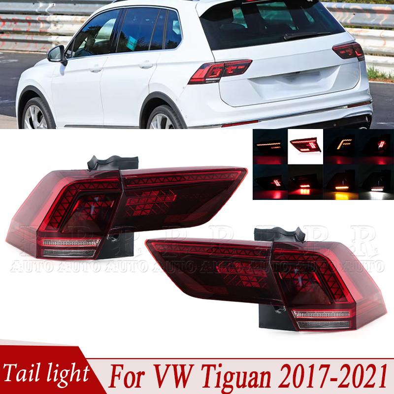 Fanale Posteriore Luce Freno Paraurti Posteriore Auto Lampada Coda Luce Indicatori di Direzione 5NN945095A 5NN945096A Per VW Tiguan 2017 2018 2019 2020 2021