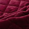 Luxury Winter Quick Warm Velvet Bed Skirt Super Soft Thick Flannel Quilted Bedspread Anti -Slip Bed Cover Not Included Pillowcase