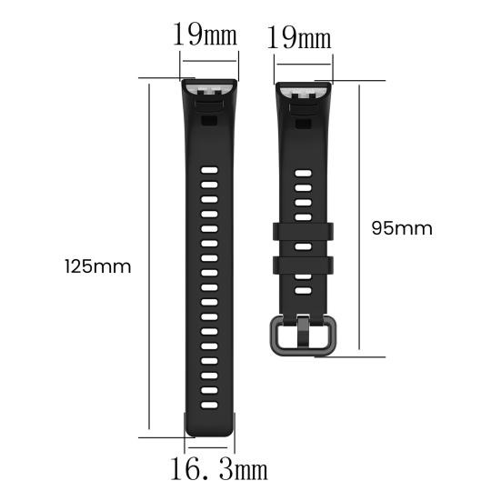 Soft Silicone Watchband Bracelet Strap Replacement for HUAWEI Band 3/3 Pro/4 Pro