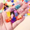 10pcs 22X11mm Candy Color Gummy Mini Bear Charms for Making Cute Earrings Pendant Necklace DIY Creative Jewelry Finding