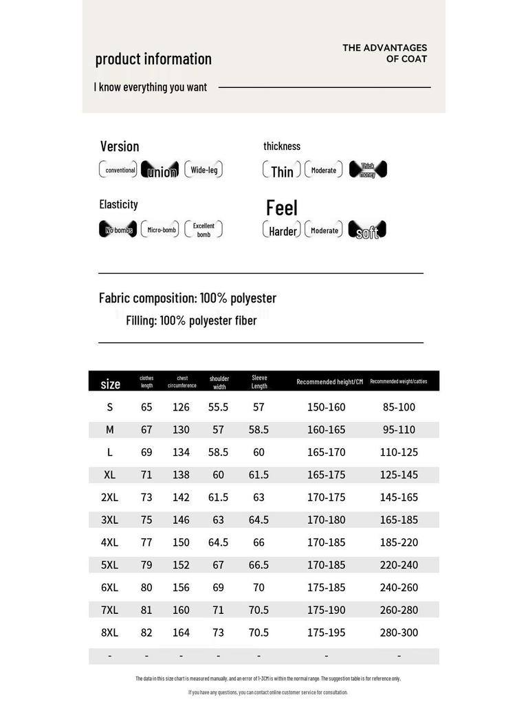 PNJ Men's Stand-Collar Padded Winter Jacket