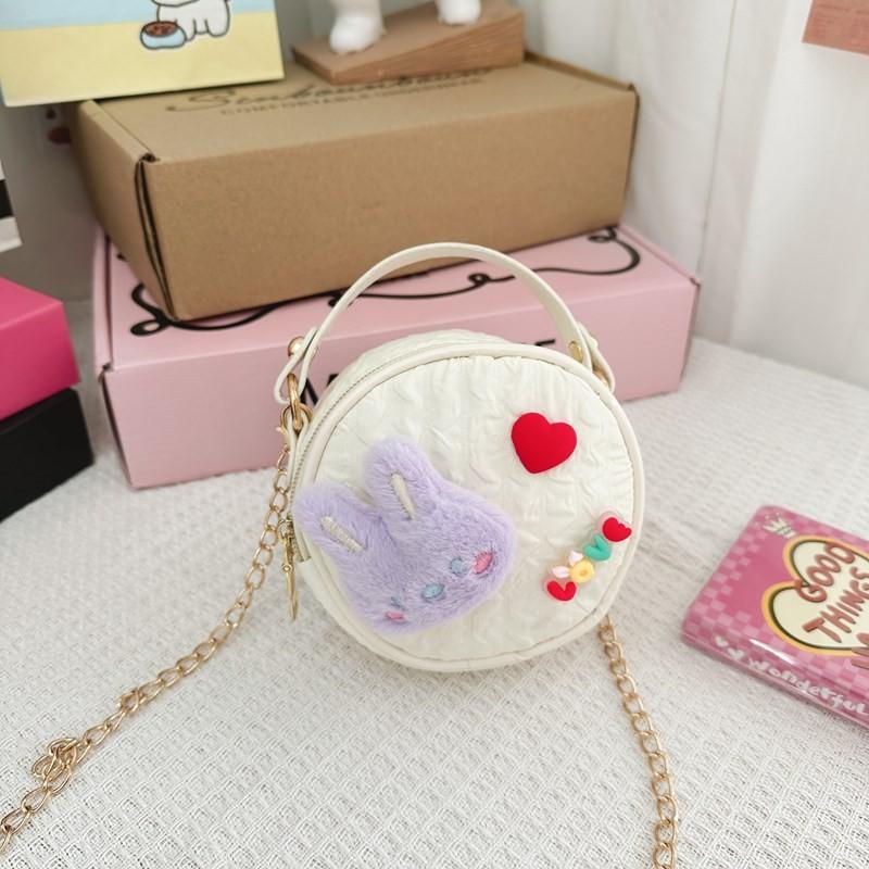 Adorable Children's Princess Chain Crossbody Bag With Cute Bow Design For Toddlers