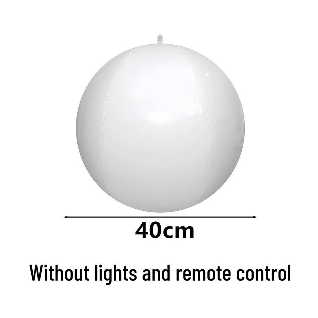 16-Color LED Remote-Controlled Inflatable PVC Christmas Festival Beach Ball