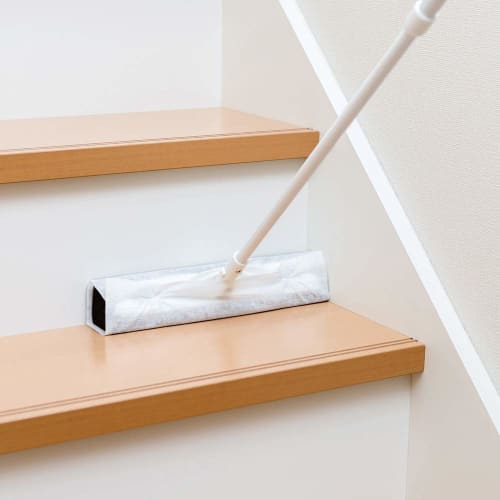 Azuma Floor Wiper, Sponge Wiper F, Convenient for Stairs, 27cm Wiping Width, 69-108cm Handle Length, Fits Stairs and Room Corners, FL374