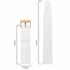 ERBORD Universal Silicone Strap 20mm, Tropic, White / Gold Buckle