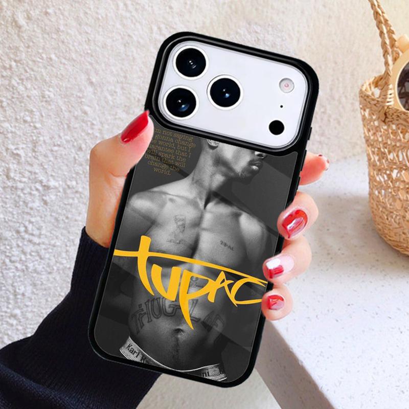 Tupac 2pac soft Phone Case For iPhone 17 Air 16 15 14 13 12 11 Pro Max Plus
