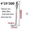 Galvanized L-Shaped Lightning Protection Bracket with Fishtail Clip