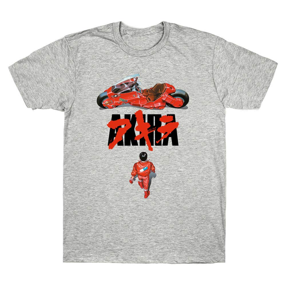1980s Japanimation Film Akira T-Shirt Short Sleeved Men's T Shirt