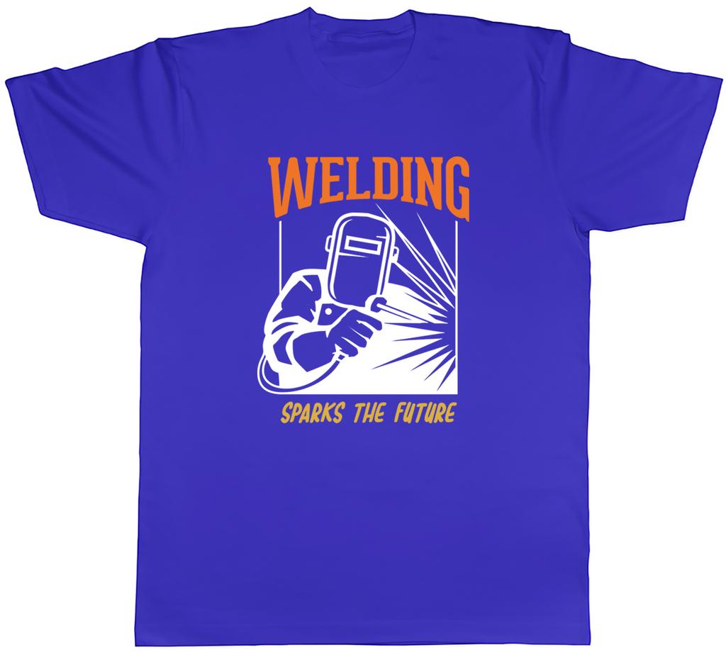 Welding Unisexs TShirt Sparks the Future Metal Welder Tee Gift