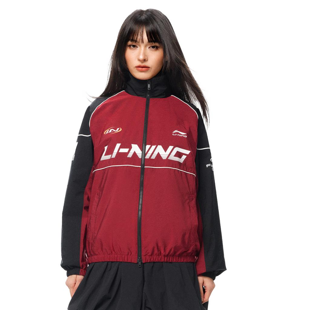 Li-Ning Sports Lifestyle Series Windproof Water-Repellent Stand Collar Jacket Unisex Jacket AJDW085-4