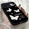 M292 Butterfly Cute Cartoon Art Angel Eyes Soft Phone Cases for iPhone Samsung Galaxy Xiaomi Rdemi Huawei Honor Infinix Realme OPPO All Model TPU Case