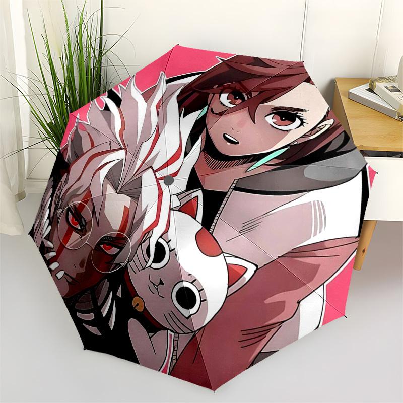 1pc Anime Character Umbrella, Automatic Opening Folding Design, Outdoor for Fans, Travelers & Daily Use, Perfect Gift for Anime Lovers.L103