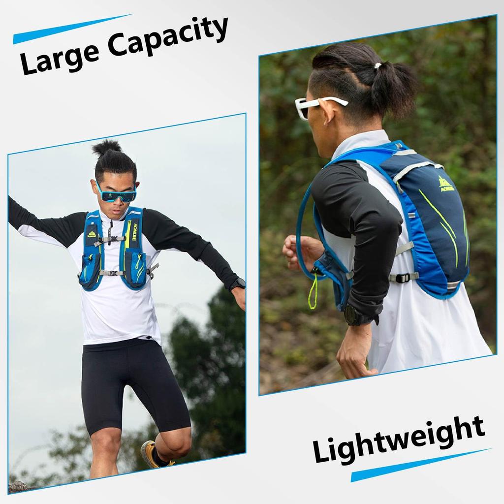 JEELAD Running Sports Marathon Trail Running Hydration Water Large Cycling Portable Hydration Unisex Bag, Backpack, Backpack, Backpack, Bag, Bottle,