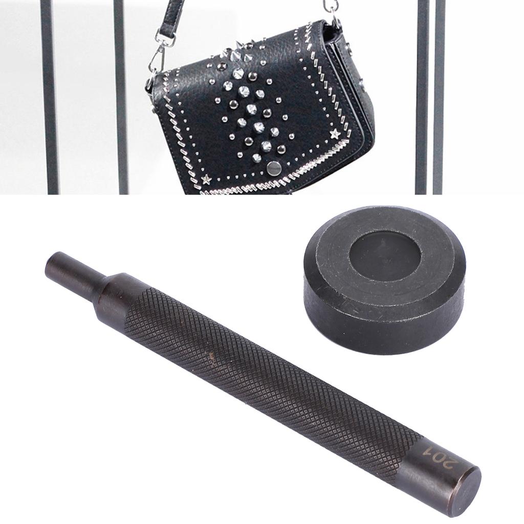 Nietenknopfsetzstange Basisblock Druckknopf Montagewerkzeuge DIY Antirutsch Manuelle Stanze