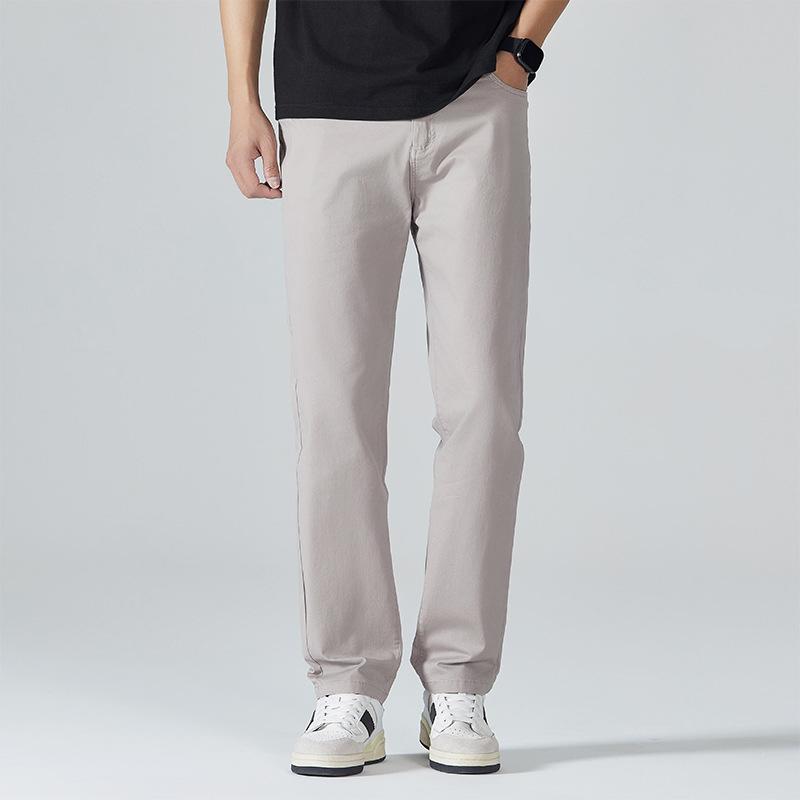 Spring and Autumn Casual Pants Pants Men's Business Casual Pants Fashion Joker Loose Straight Comfortable Fabric.