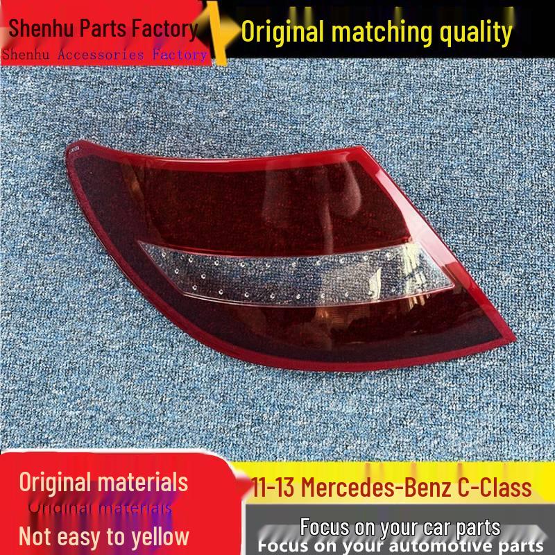 

Fits 2011-2013 Mercedes-Benz C-Class: Rear Taillight Housing, Cover & Lens for W204 Models. Passenger Side