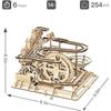 Zestaw puzzli drewnianych 3D Tor kulkowy - Mechaniczny zestaw modelarski dla dorosłych DIY Kolejka górska zabawki prezenty dla chłopców/dziewczynek
