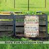 Personalized Custom Metal Tin Sign Garden Wall Art Home Decor