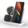 GY-Q10B 3 In 1 Fast Charger Pad Wireless Charging Station for Qi Standard Phone/Samsung Galaxy Watch/Earphone