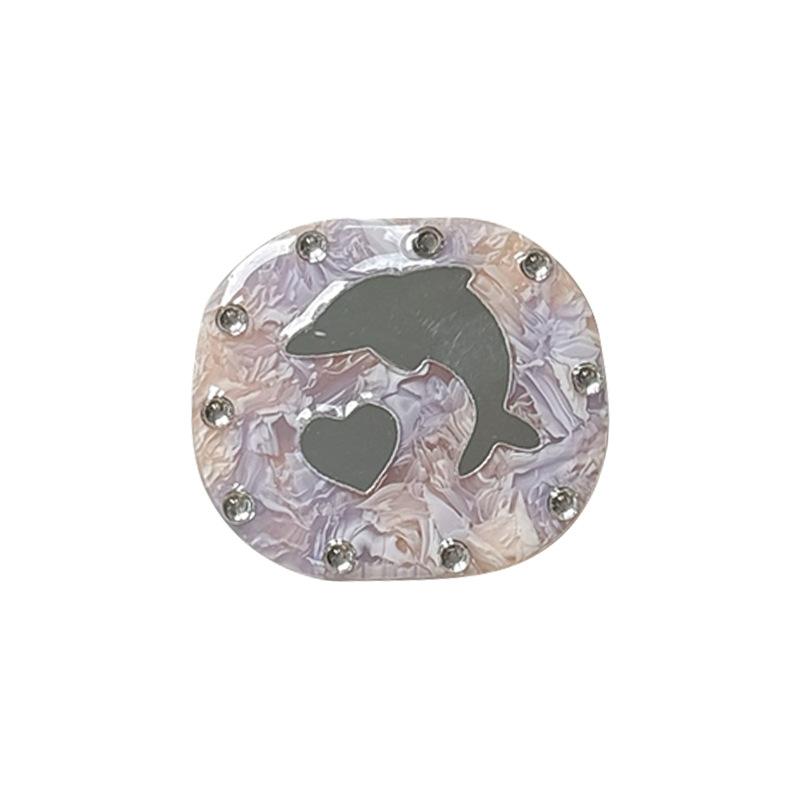 Rhinestone, Mobile Phone, Airbag Holder, Dolphin Mirror, Desktop Drama Support, Retractable Folding And Pasting, Ring Makeup Mirror.
