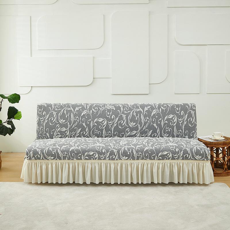 

Специально для утолщенного трикотажного жаккардового дивана, покрывала, юбки, чехла для дивана без подлокотника, складного чехла для дивана Large (190-220cm)